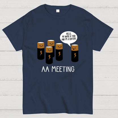 AA Meeting Nerdy T-Shirt