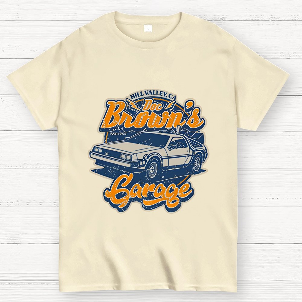 Doc Brown's Garage Geek T-Shirt