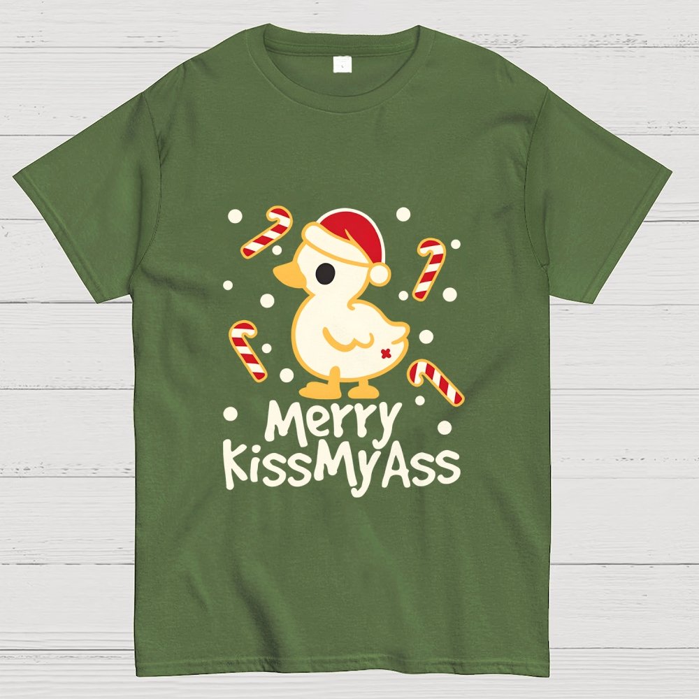 Duck Merry Kissmyass Geek T-Shirt