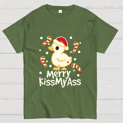 Duck Merry Kissmyass Geek T-Shirt