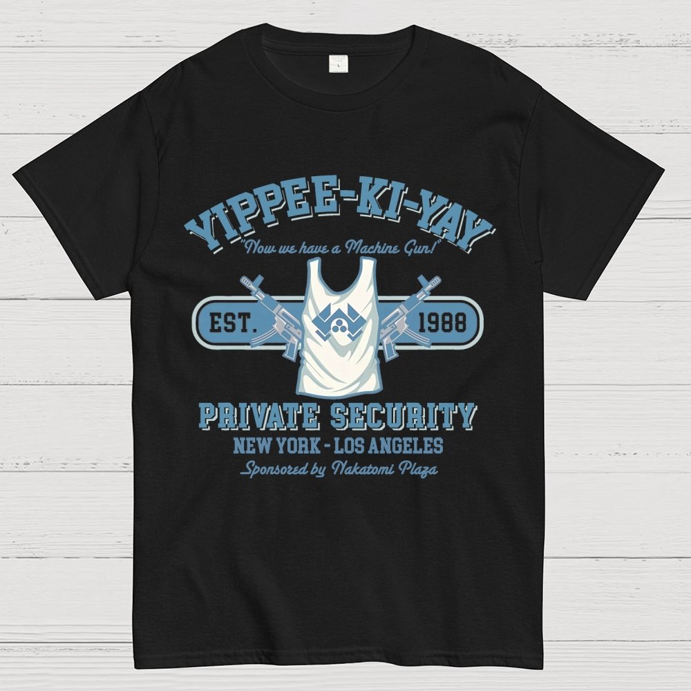 Yippee Ki Yay Security NY-LA Geek T-Shirt