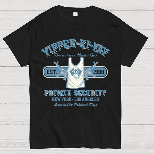 Yippee Ki Yay Security NY-LA Geek T-Shirt