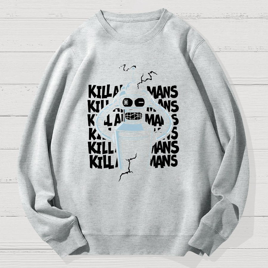 Machine Failure Geek Cotton Sweatshirt