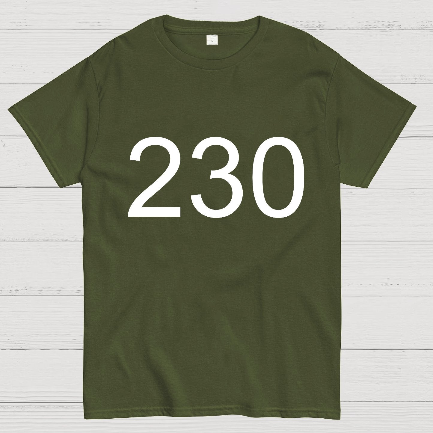 Number 230 Game Movie Geek T-Shirt