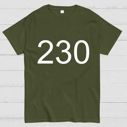 Number 230 Game Movie Geek T-Shirt