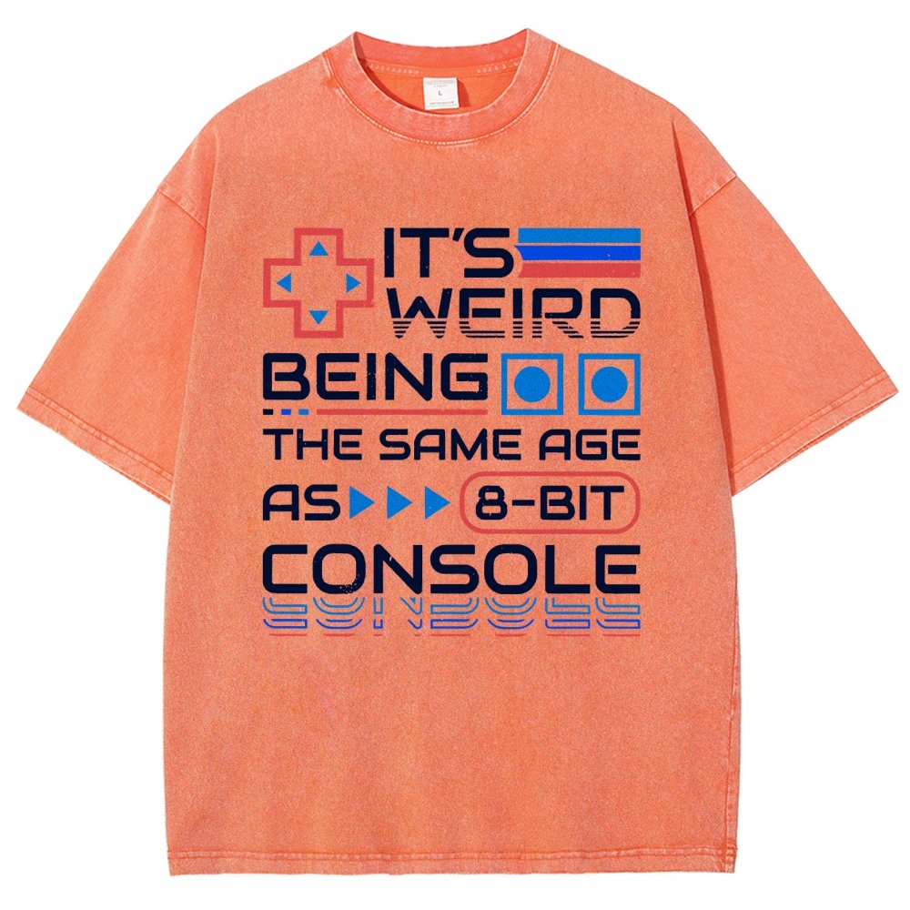 8-Bit Aged Vintage Distressed T-shirt
