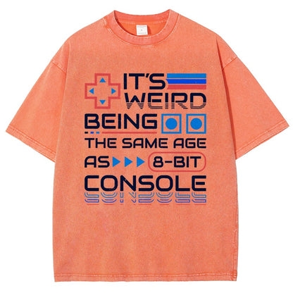 8-Bit Aged Vintage Distressed T-shirt