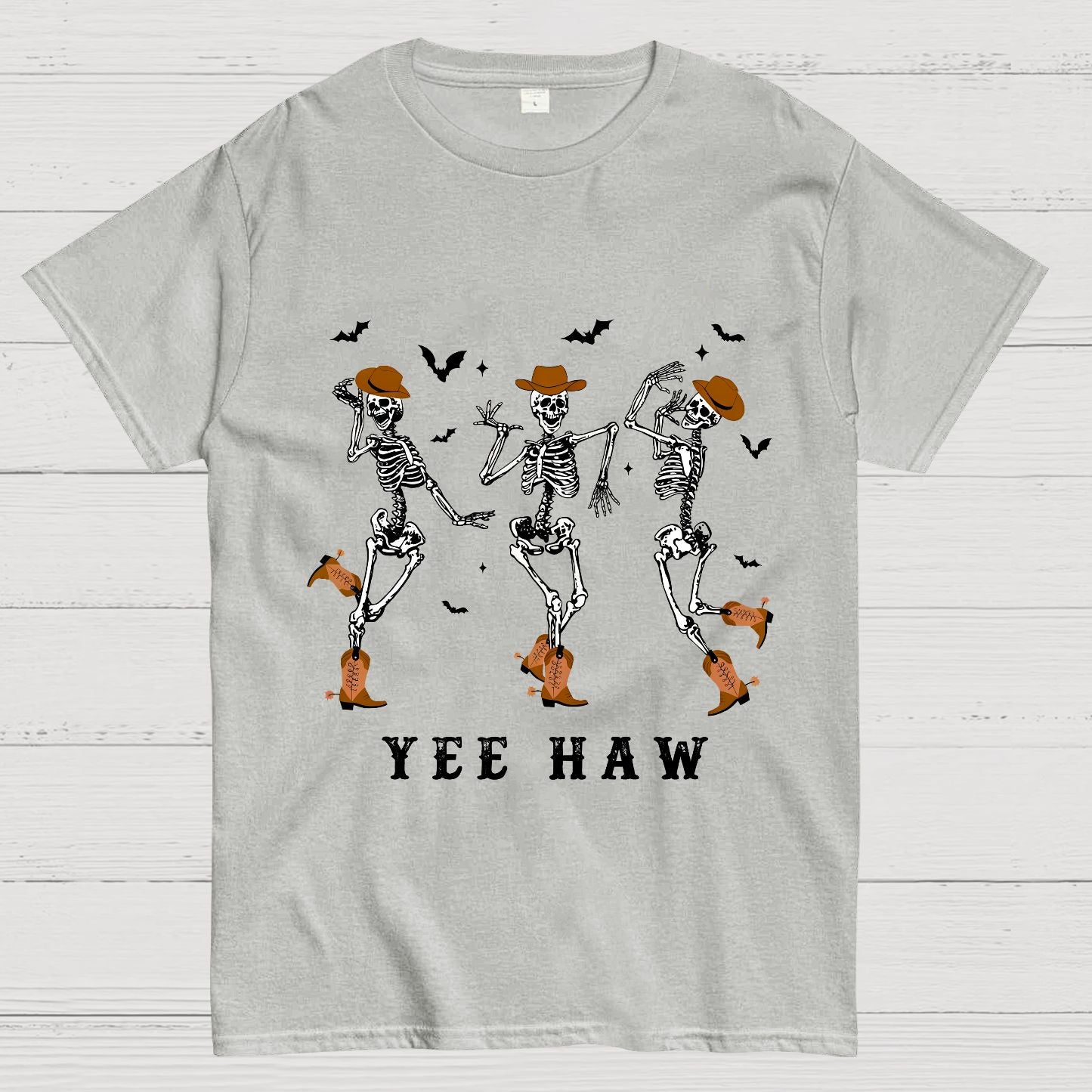 Dancing Skeleton Halloween Geeky T-Shirt