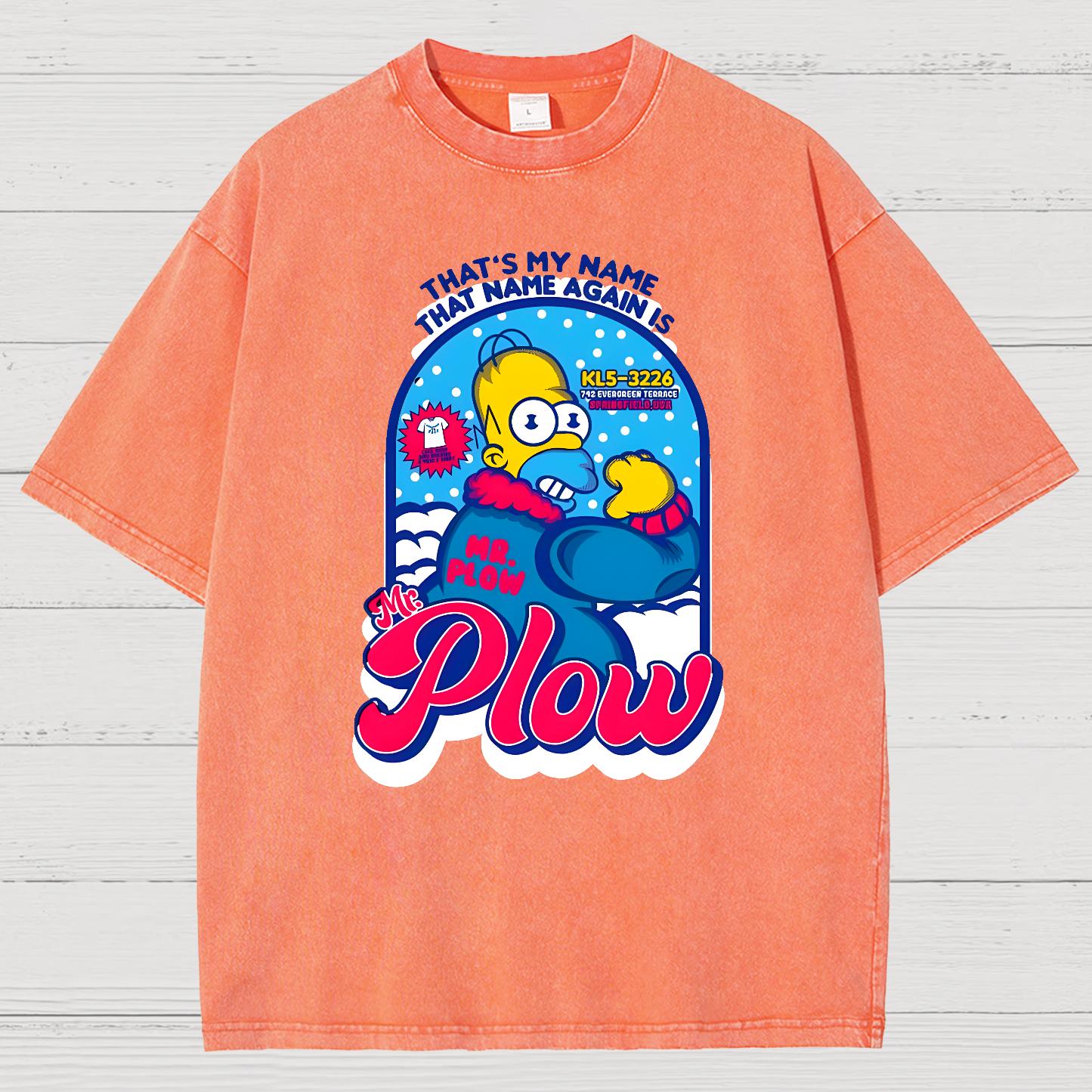 Mr. Plow Vintage Distressed T-shirt