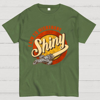 Shiny I Aim to Misbehave Geek T-Shirt 2509001385