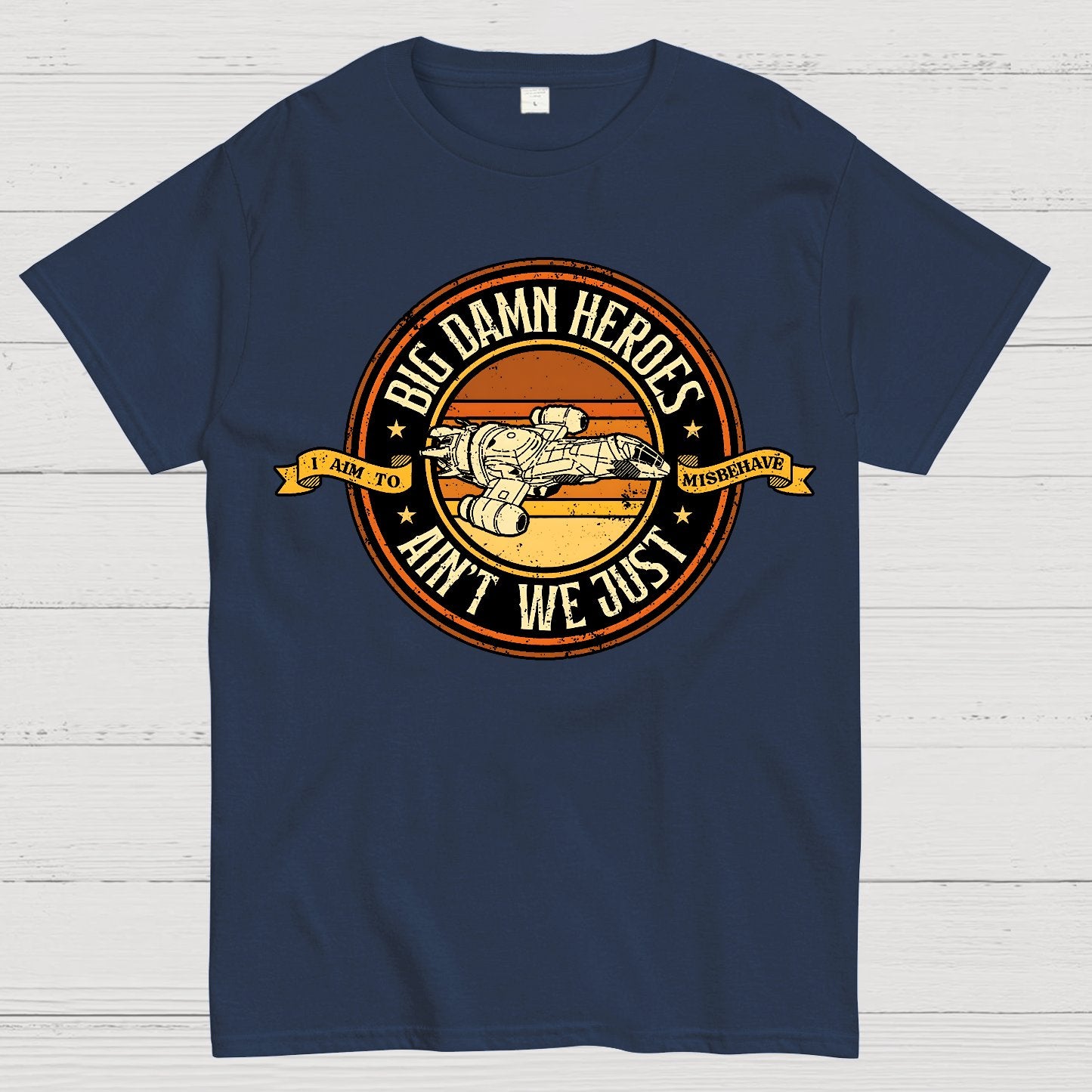 Big Damn Retro Heroes Geek T-Shirt