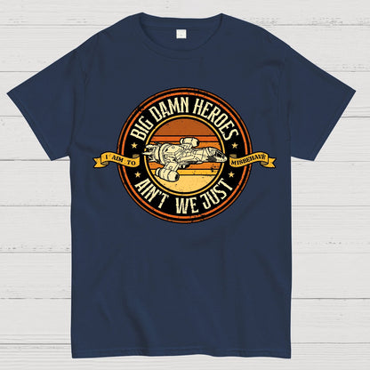 Big Damn Retro Heroes Geek T-Shirt