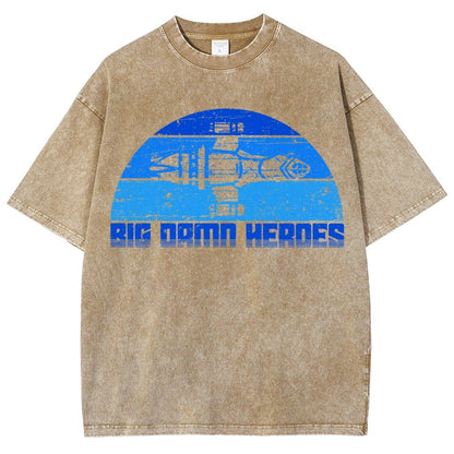 Big Damn Vintage Heroes Vintage Distressed T-shirt