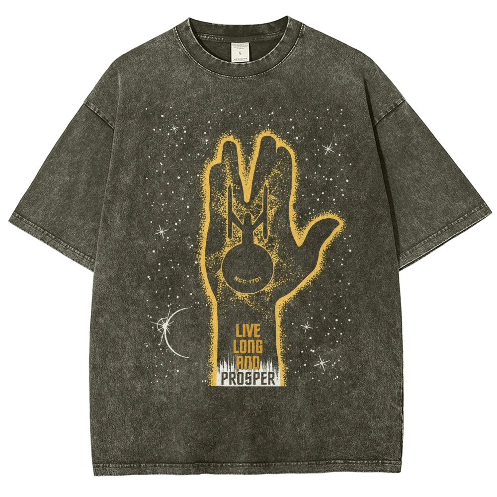 Live long and prosper Vintage Distressed T-shirt