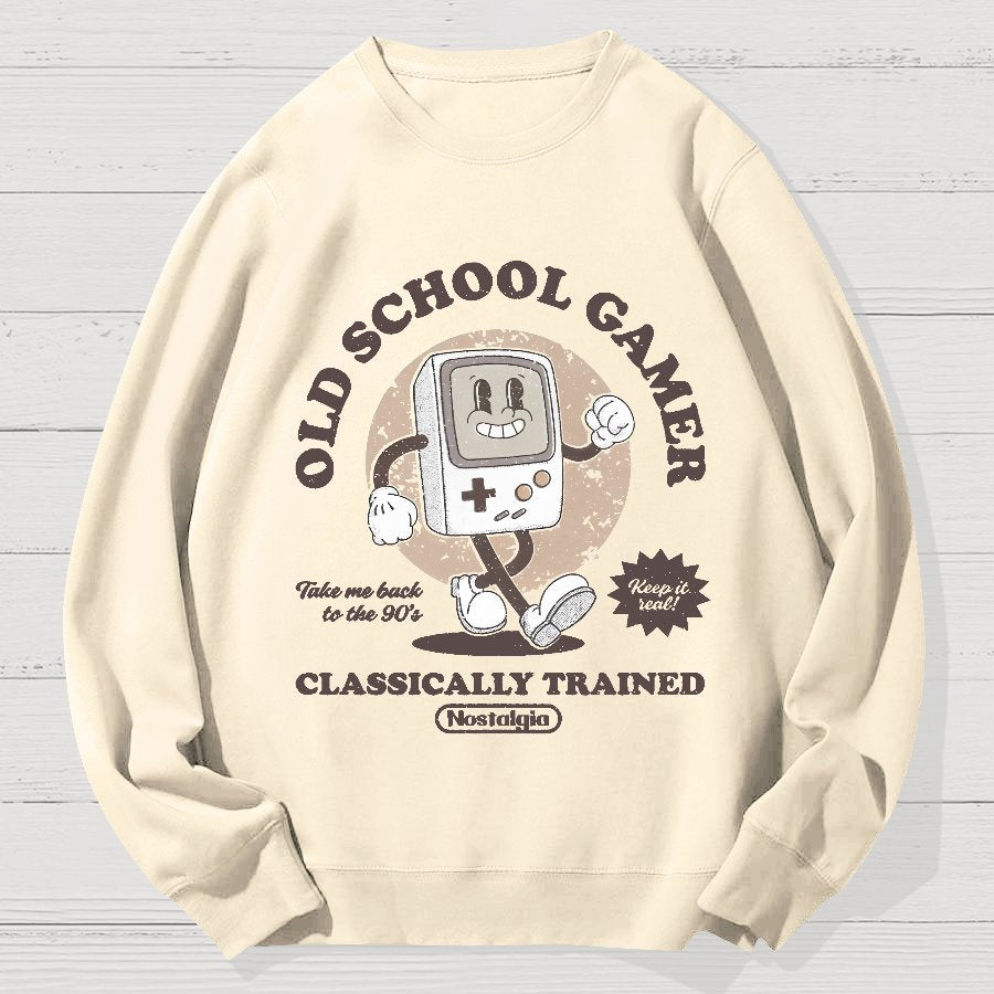 Retro Gamer Geek Cotton Sweatshirt