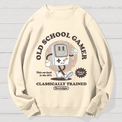 Retro Gamer Geek Cotton Sweatshirt
