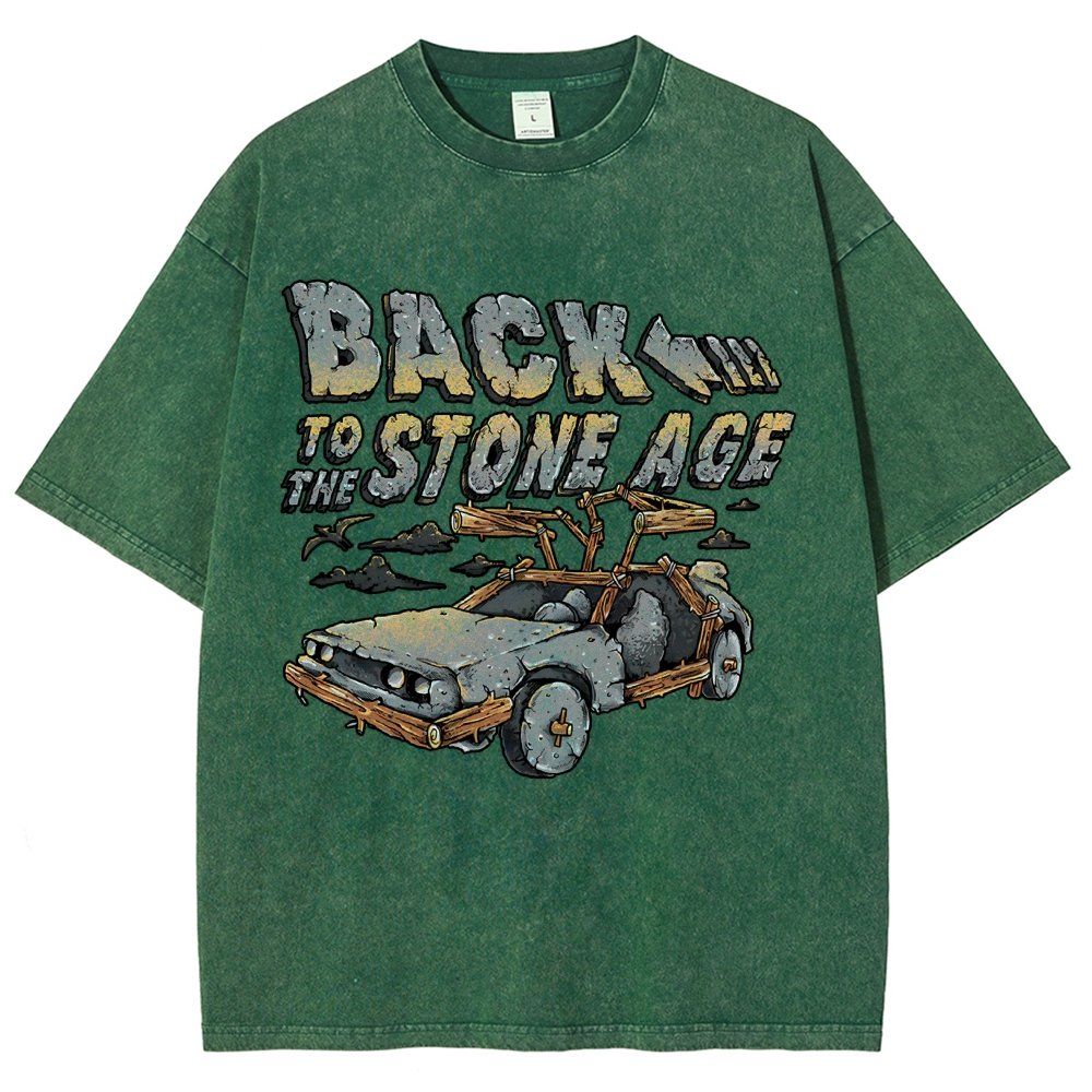 STONE AGE Vintage Distressed T-shirt