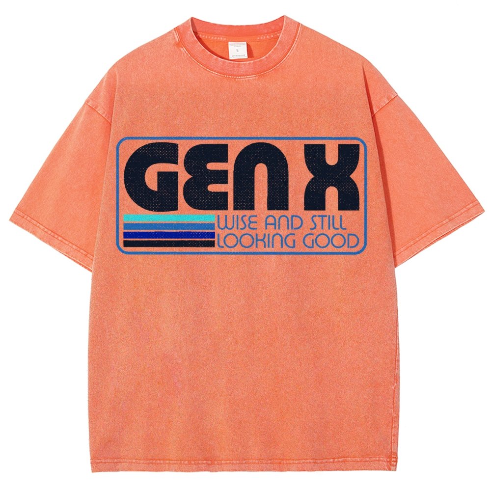 Gen X Vintage Quote Vintage Distressed T-shirt