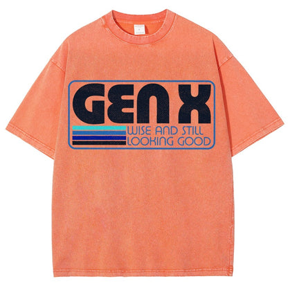 Gen X Vintage Quote Vintage Distressed T-shirt