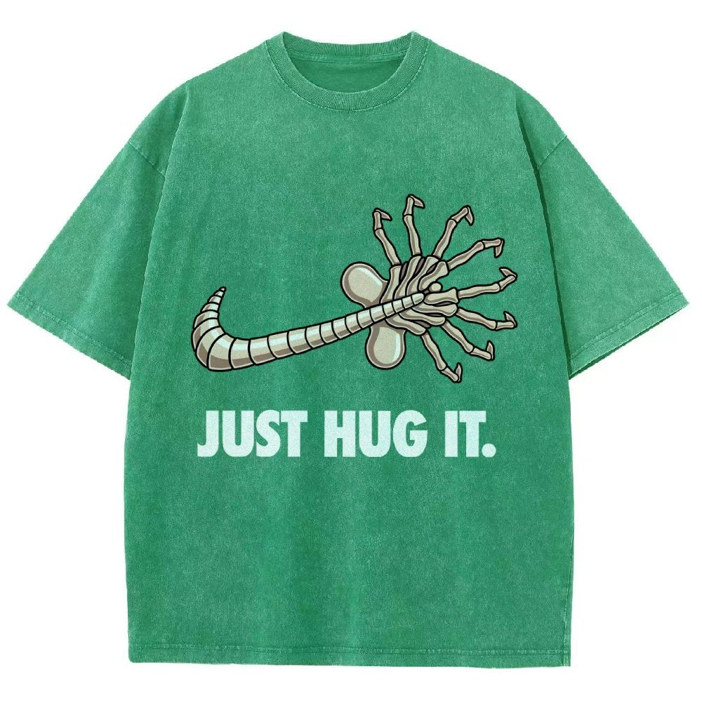 Just hug it Vintage Distressed T-shirt