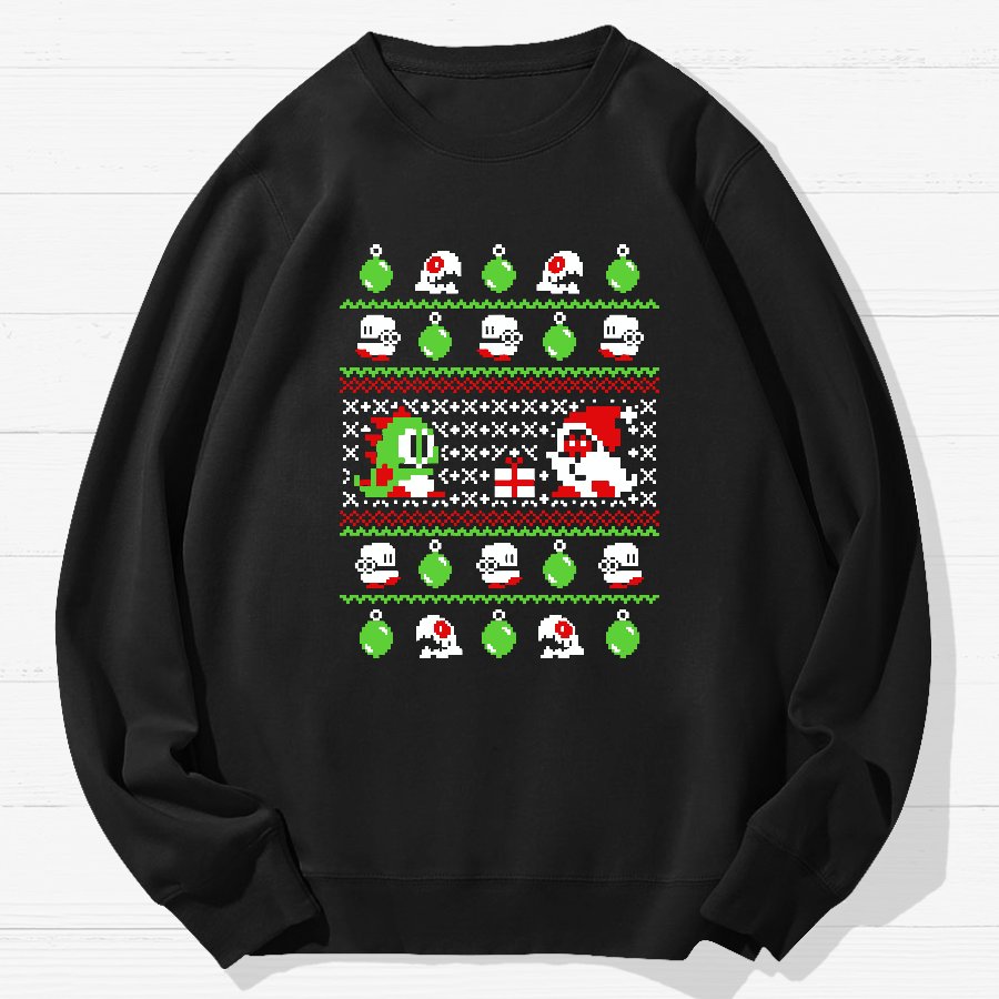 Bubble Bauble Geek Cotton Sweatshirt