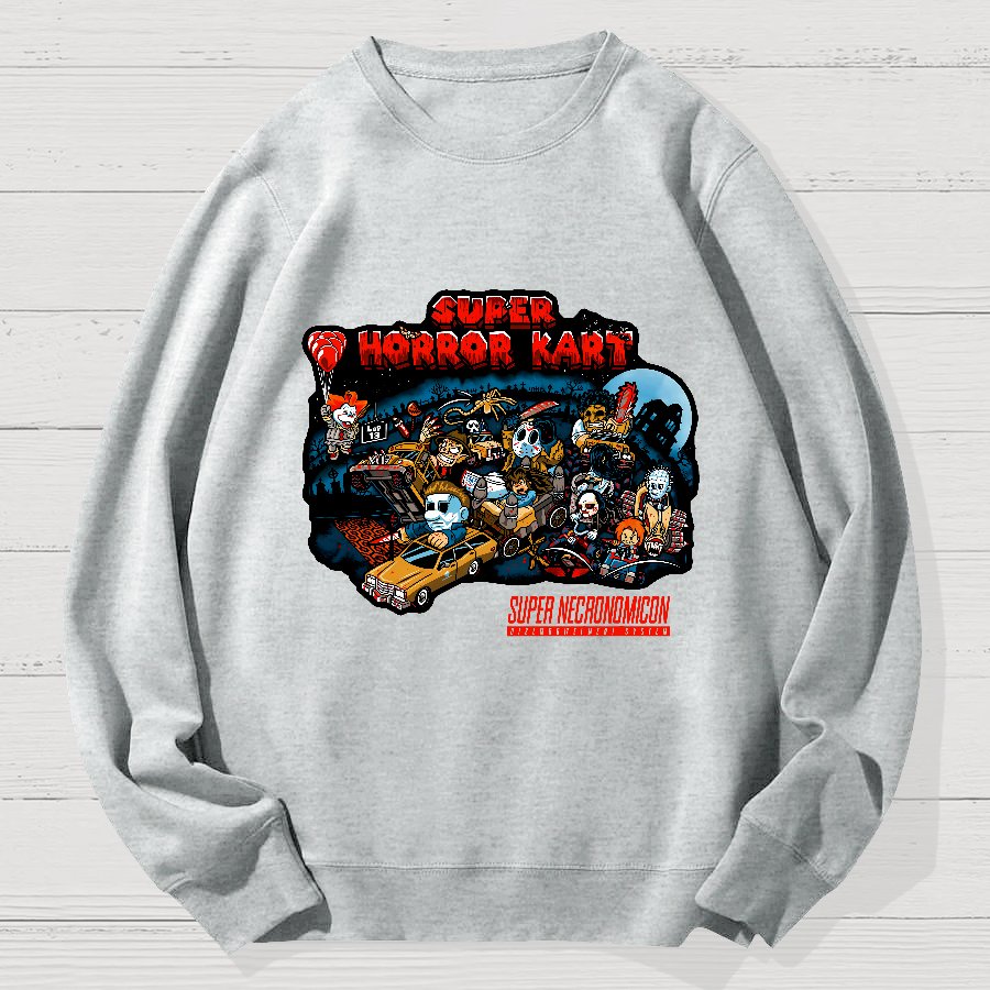 Super Horror Kart Geek Cotton Sweatshirt