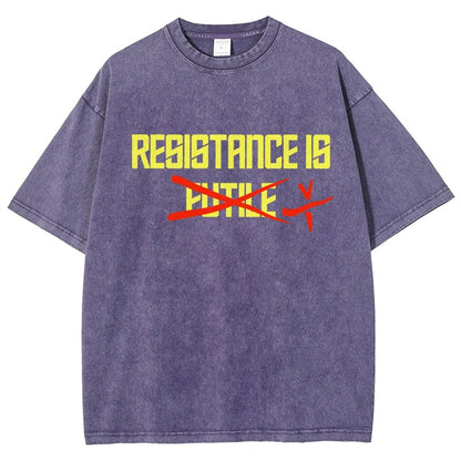 Resistance is futile Vintage Distressed T-shirt