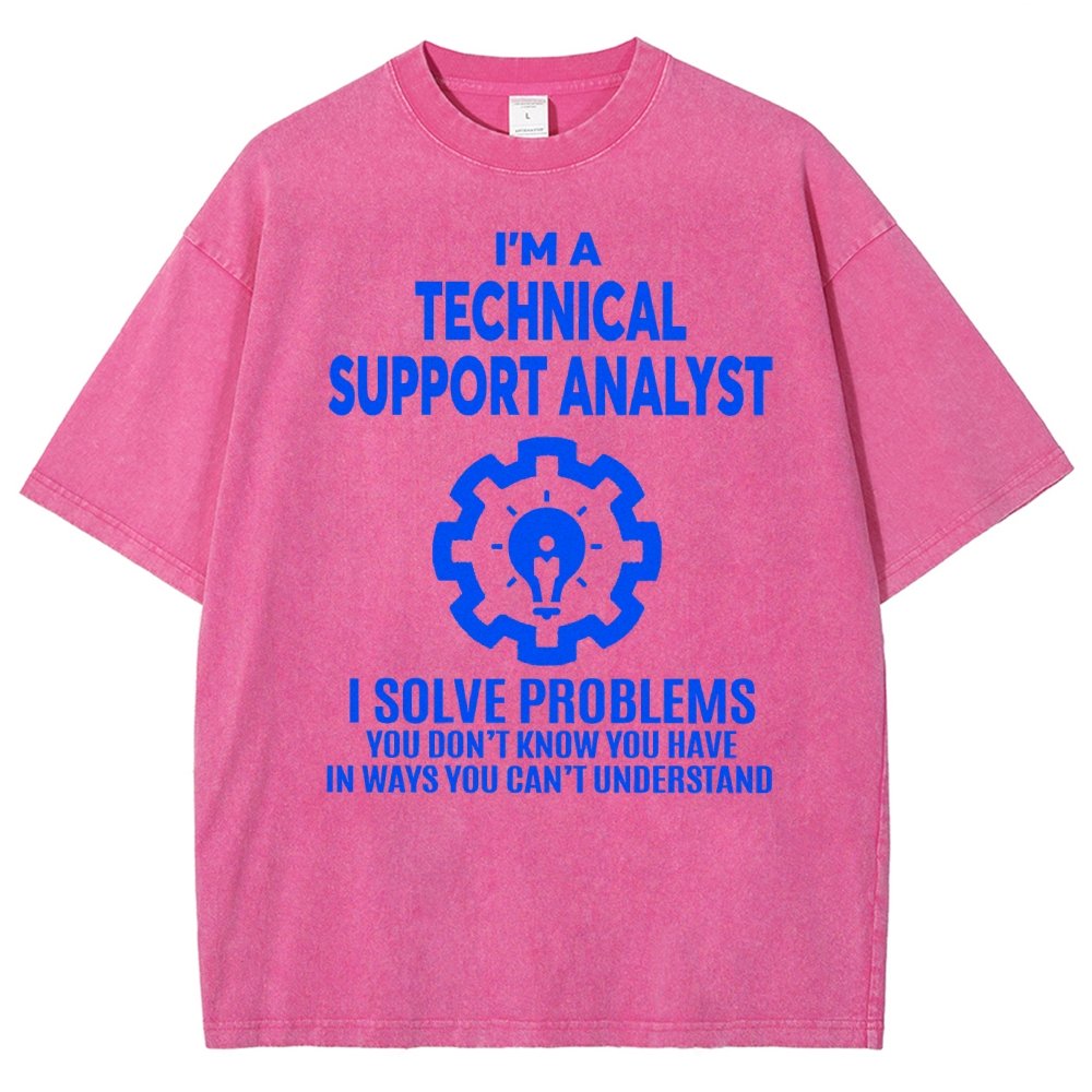 Technical Support Analyst Vintage Distressed T-shirt