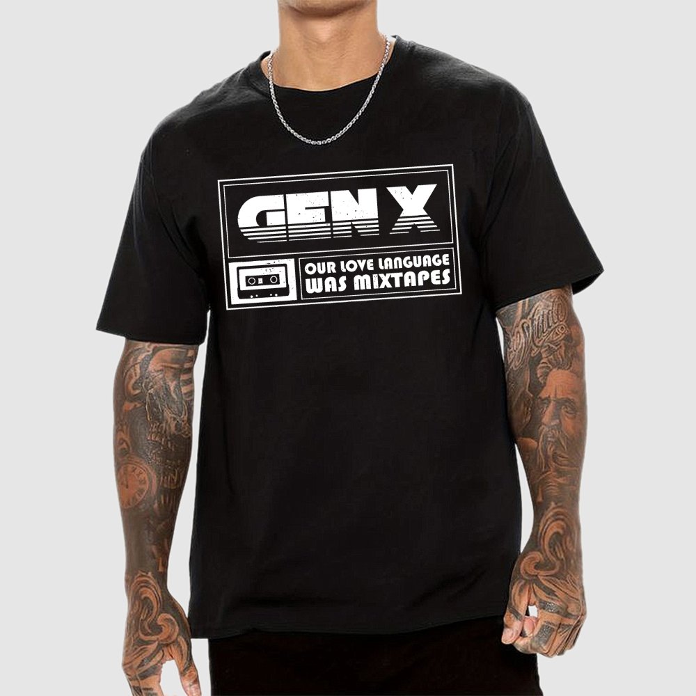 Gen X – Cassette Lover Geek T-Shirt