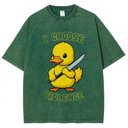 I Choose Violence Vintage Distressed T-shirt