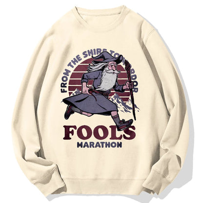 Fools Marathon Geek Cotton Sweatshirt