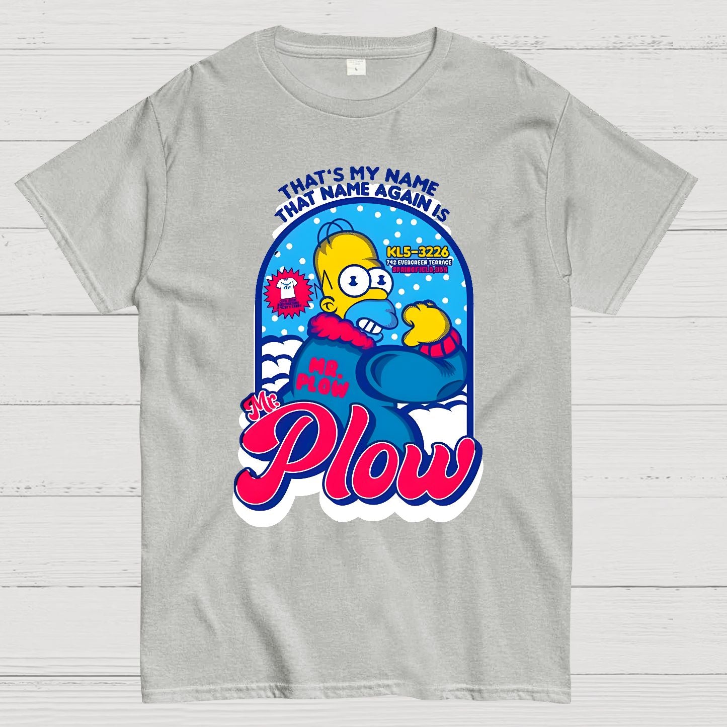 Mr. Snowplow Geek T-Shirt