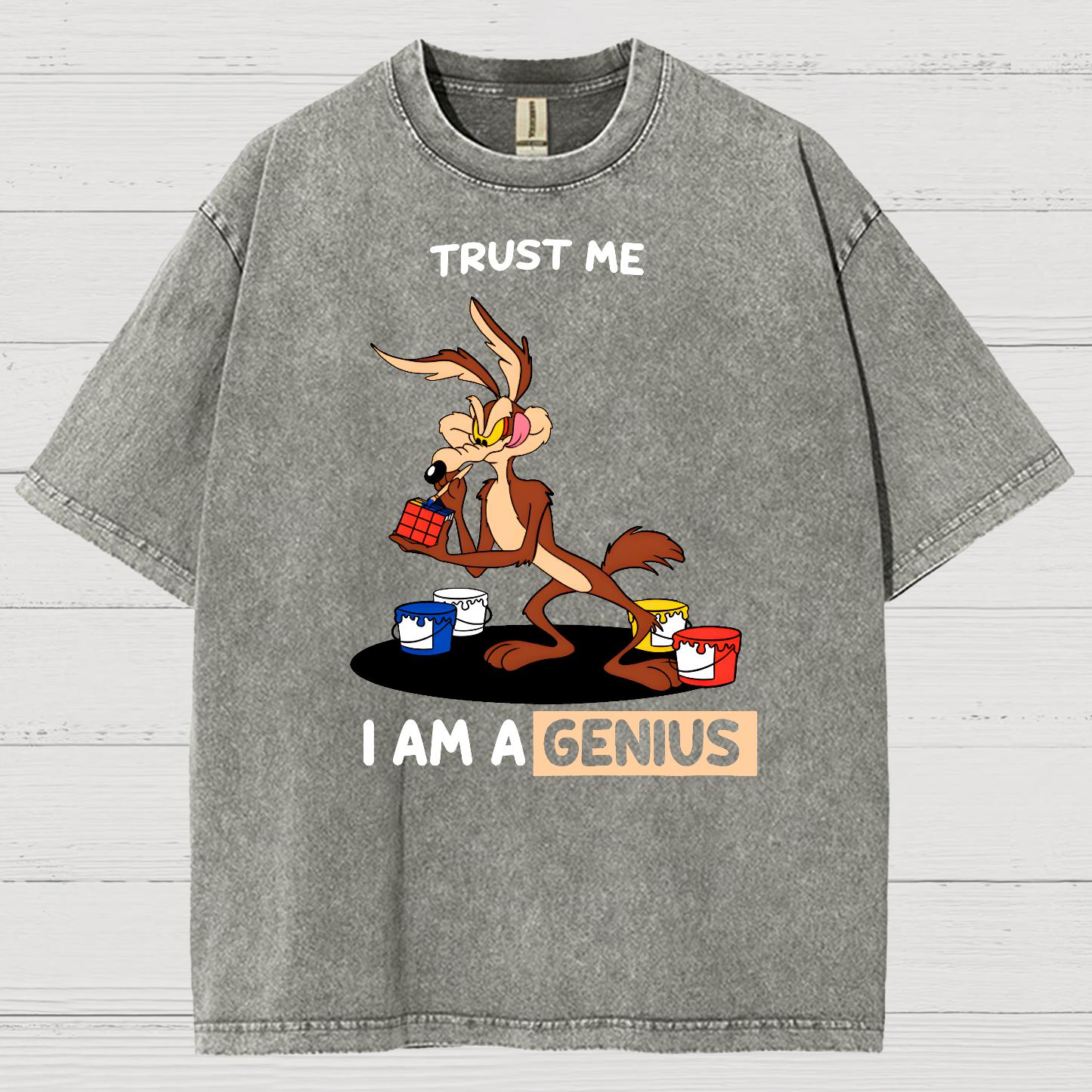 Trust Me I'm A Genius Vintage Distressed T-shirt