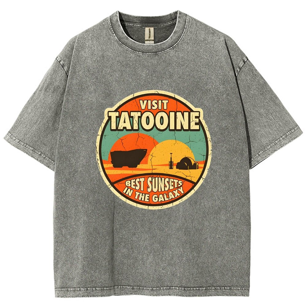 Best Sunsets In The Galaxy Vintage Distressed T-shirt