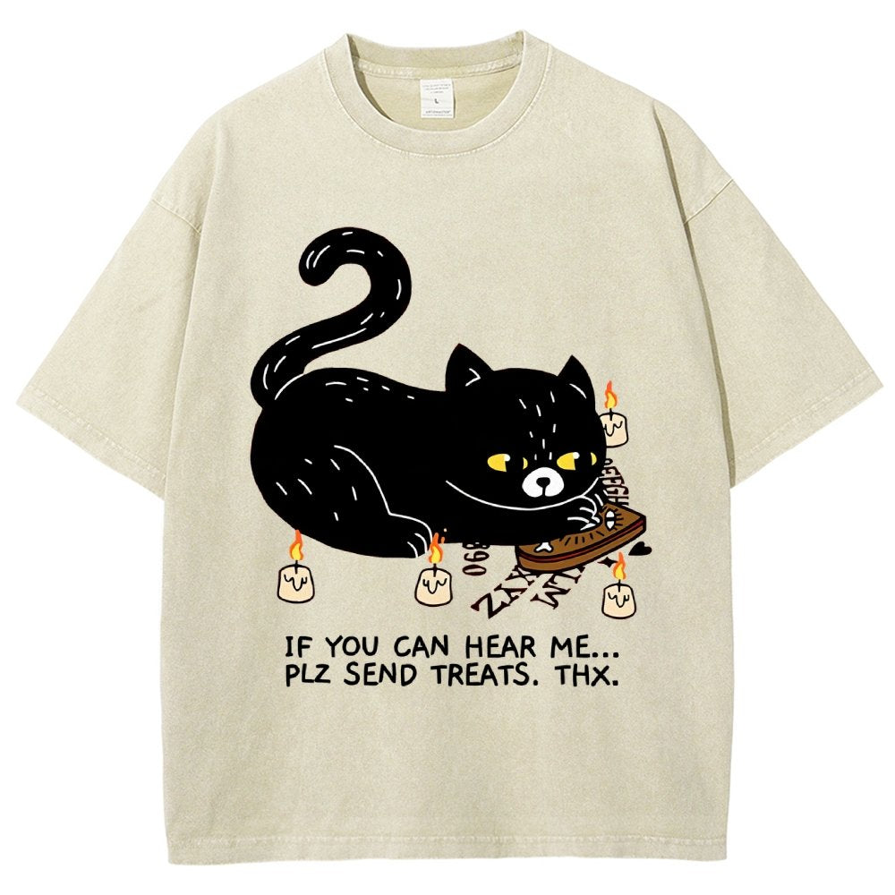 Send Treats Thx Vintage Distressed T-shirt