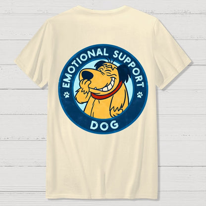 Dog Support Or Not? Back-printed Geek T-shirt
