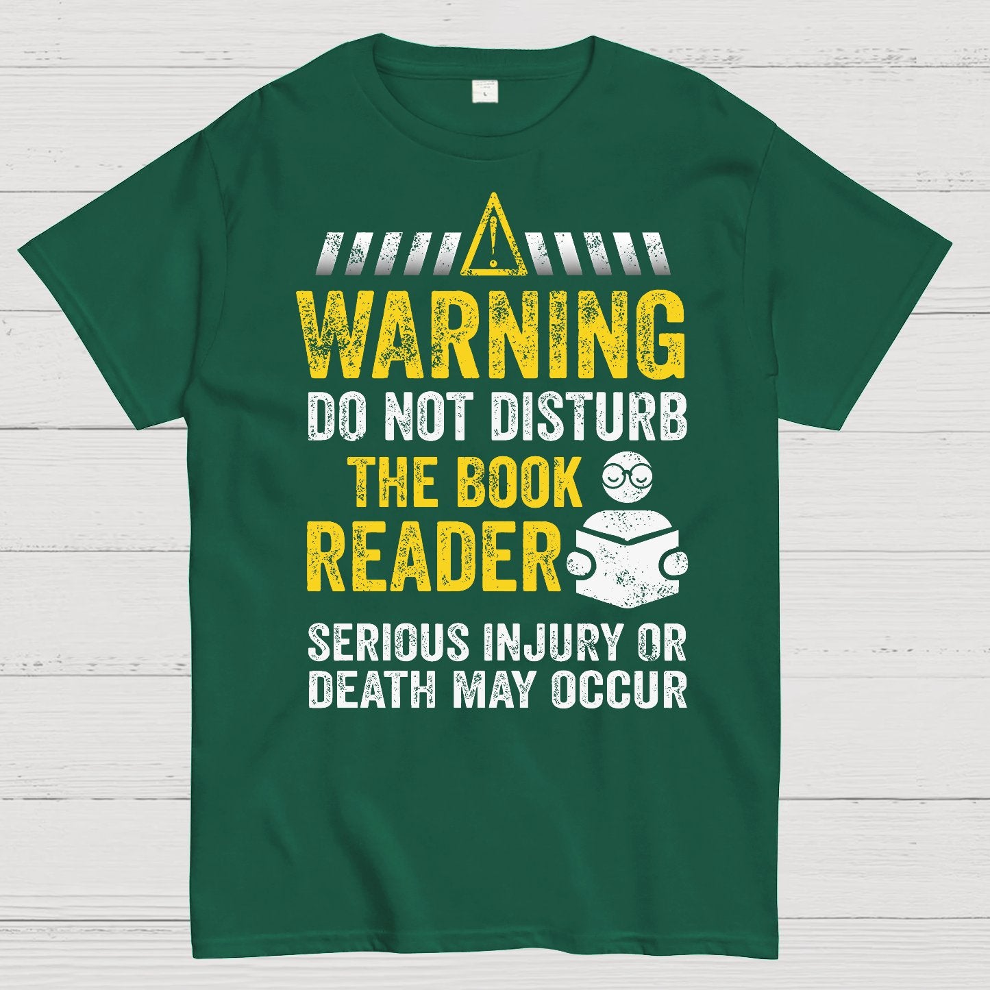 Warning Do Not Disturb The Book Reader Geek T-Shirt