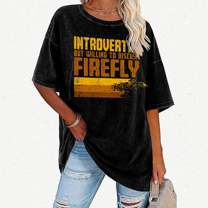 Introverted Wanderer Vintage Distressed T-shirt
