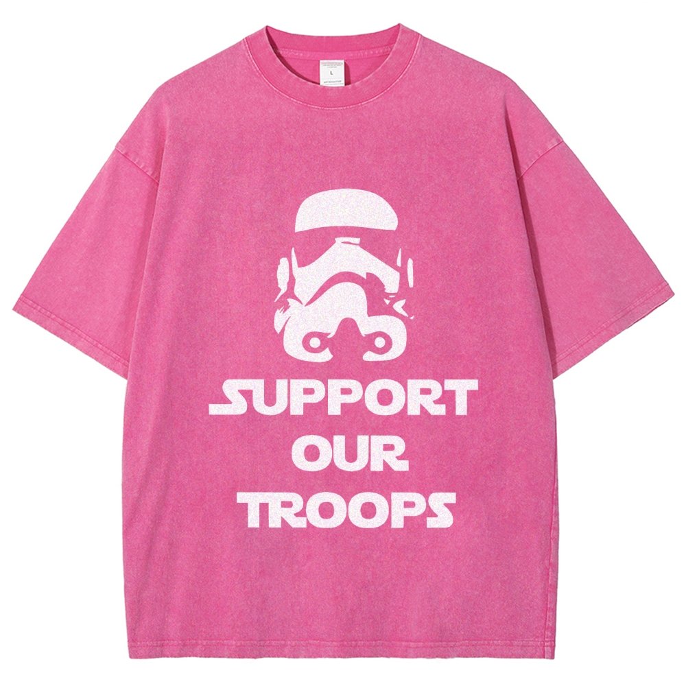 Support Our Troops Vintage Distressed T-shirt