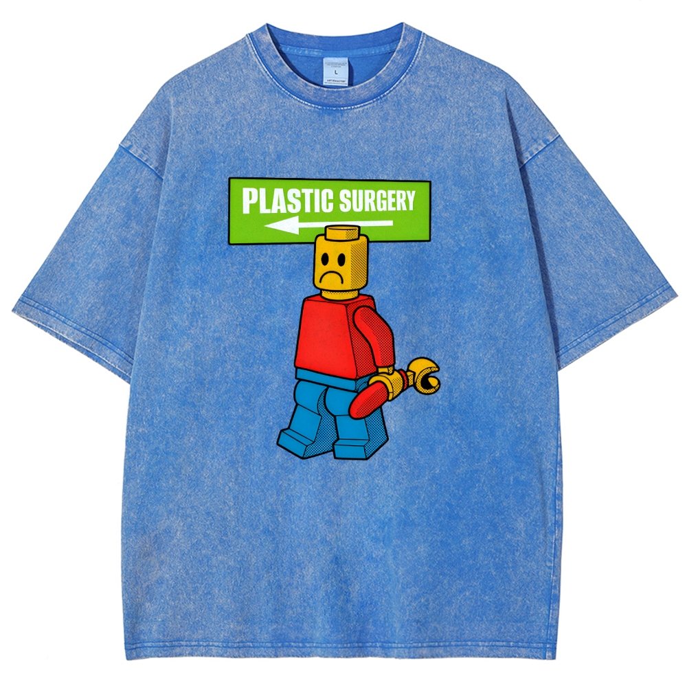 Plastic Surgery Vintage Distressed T-shirt
