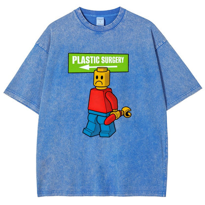 Plastic Surgery Vintage Distressed T-shirt