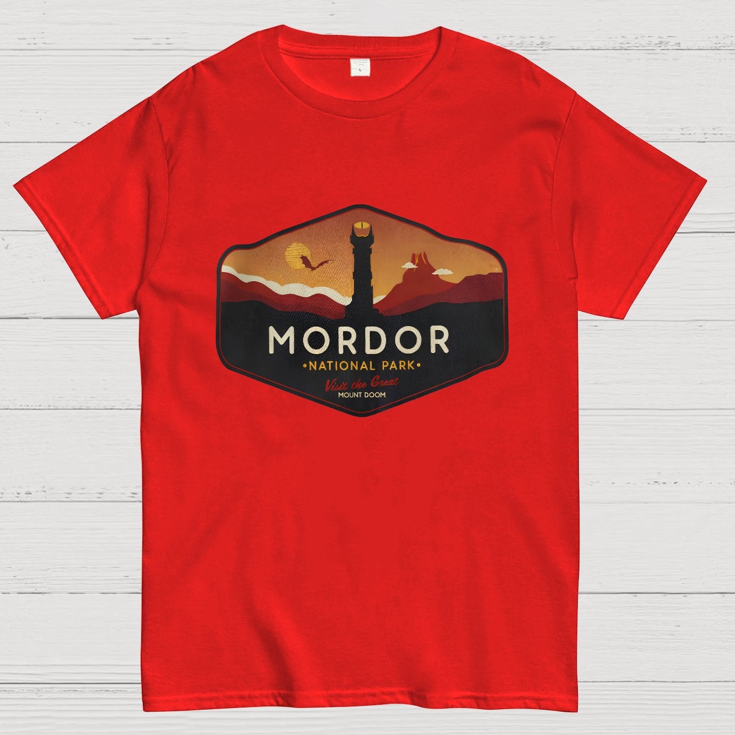 Mysterious Realm National Park Nerdy T-Shirt