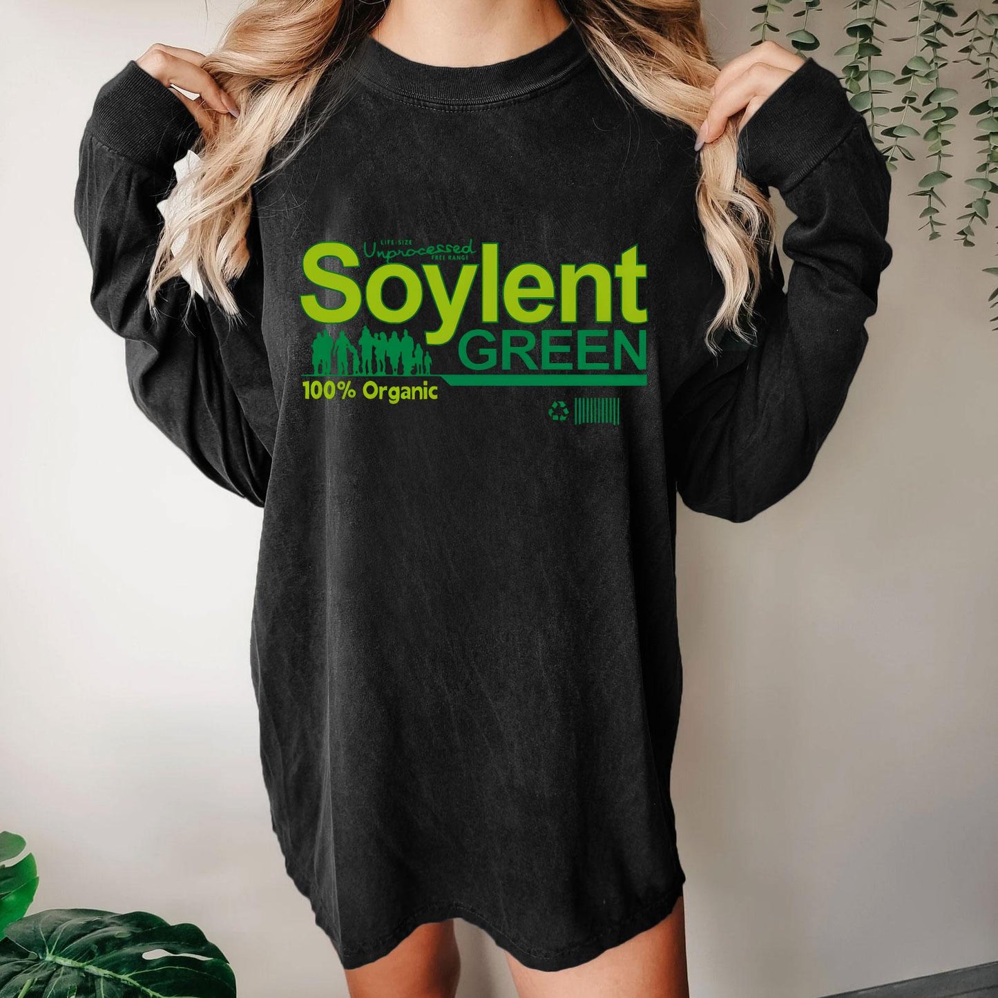 Soylent Green Geeky Washed Long Sleeve Tee
