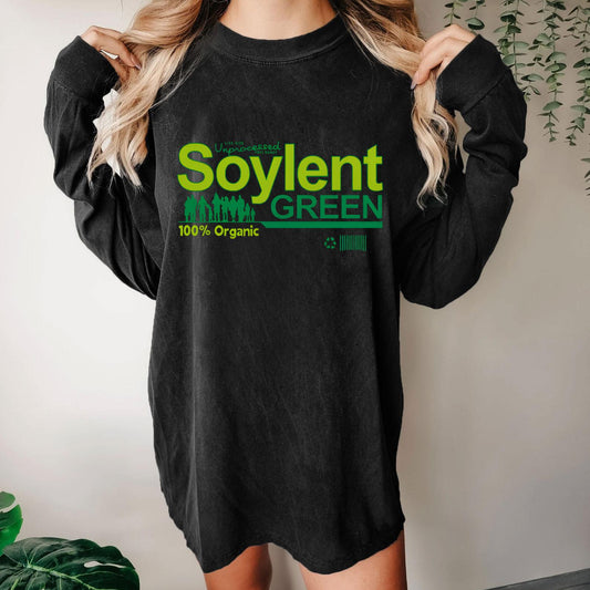 Soylent Green Geeky Washed Long Sleeve Tee