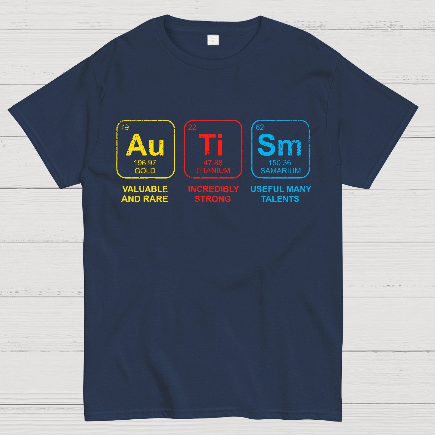 Autism Periodic Table Geek T-Shirt
