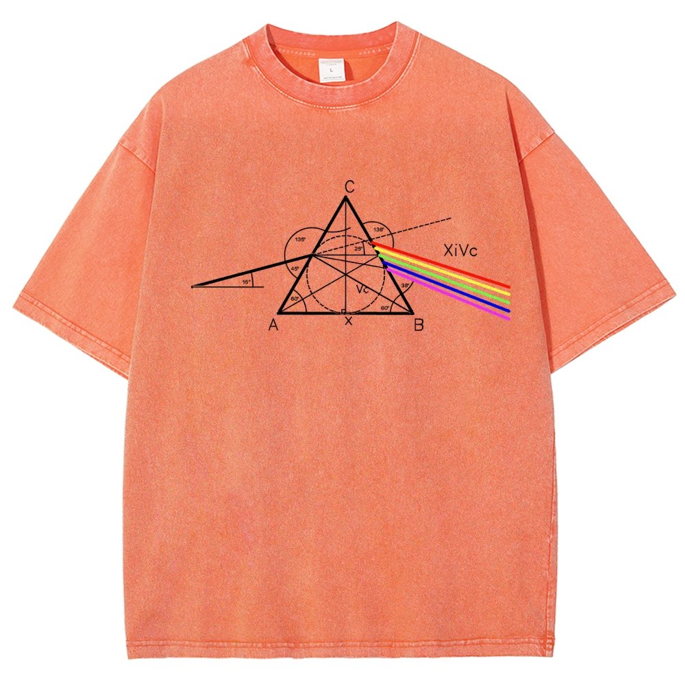 Optical Deconstruction Vintage Distressed T-shirt