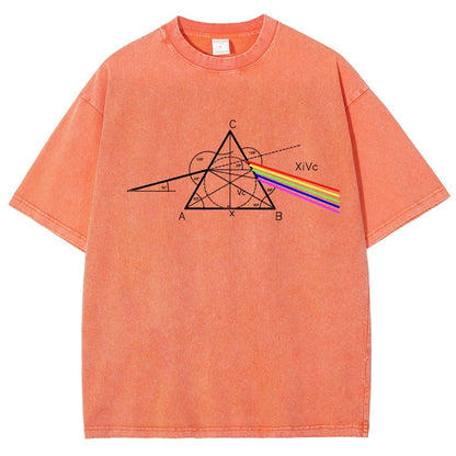 Optical Deconstruction Vintage Distressed T-shirt