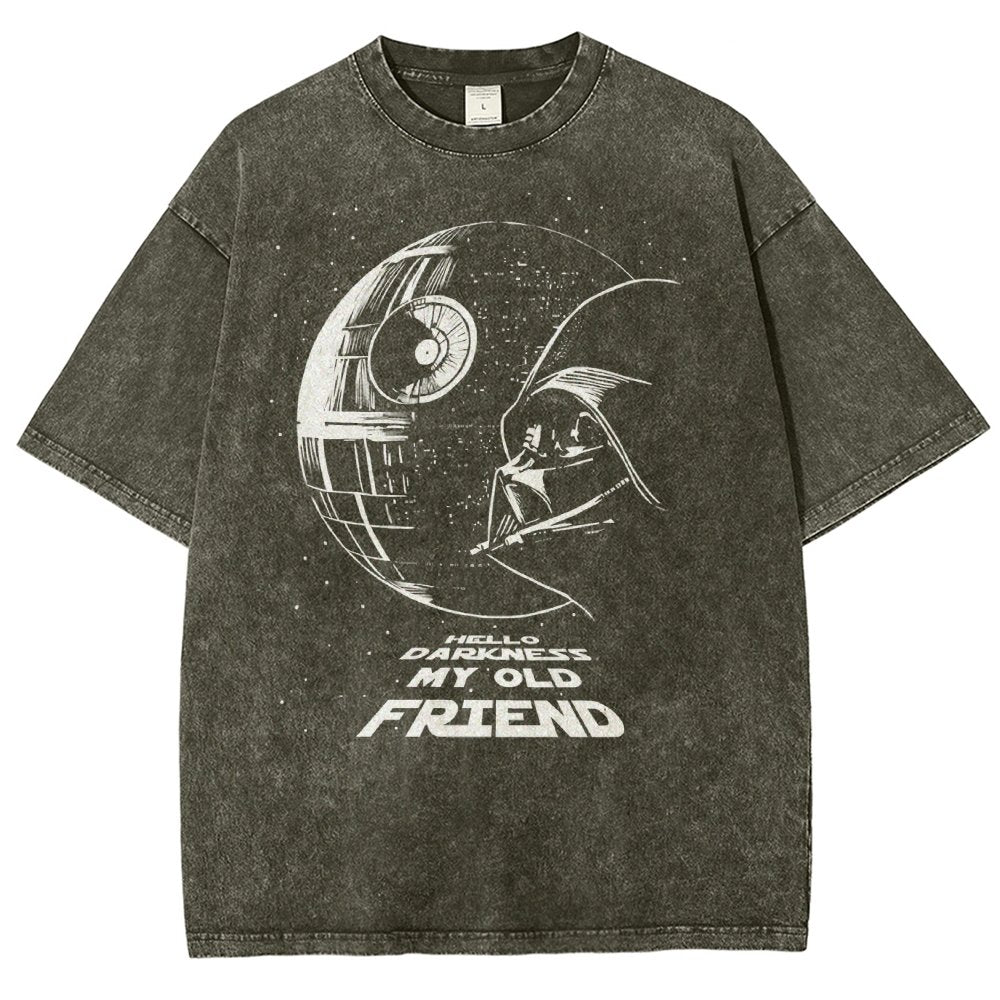 Hello Darkness My Old Friend Vintage Distressed T-shirt
