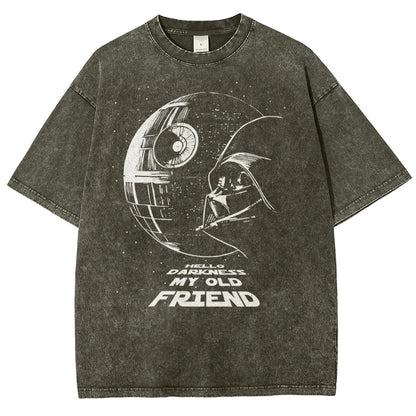 Hello Darkness My Old Friend Vintage Distressed T-shirt