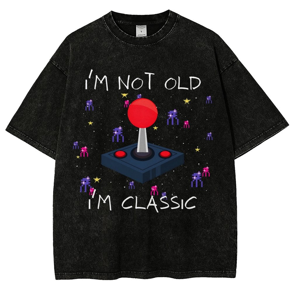 I'm Not Old I'm Classic Video Game Vintage Distressed T-shirt